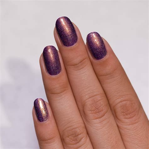 Off The Grid Byzantium Purple Holographic Nail Polish By ILNP