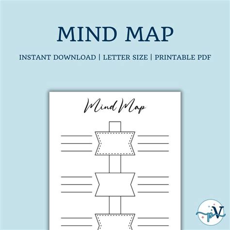 Mind Map Chart Brainstorming Map Diagram Visual Mind Map Planner ...