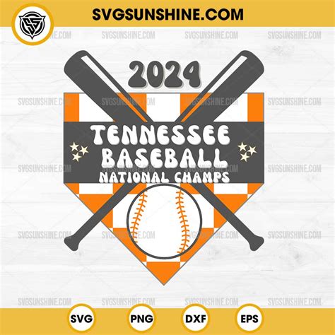 Tennessee Baseball National Champs Svg Tennessee Volunteers