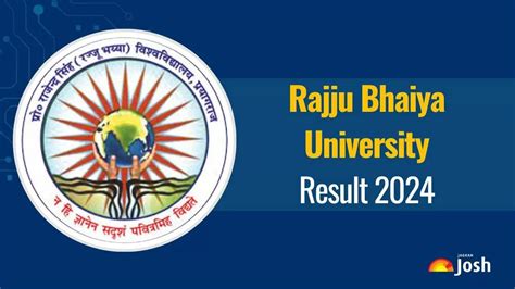 Rajju Bhaiya University Result 2024 OUT at prsuniv.ac.in; Direct Link ...