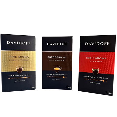 Kawa Mielona Davidoff Zestaw Espresso Fine Aroma Rich Aroma G