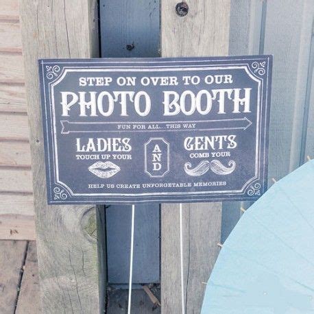 Pancarte Personnalis E Photobooth Ardoise Photo Booth Sign