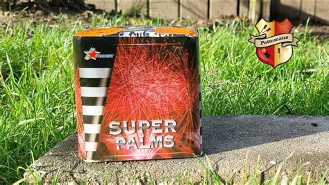 Super Palms Pyrostar 16sh Cake Vuurwerk YouTube