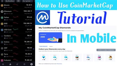 CoinMarketCap How To Use Tutorial YouTube