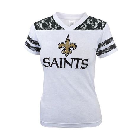 Nfl Girls New Orleans Saints Short Sleeve Tee Liked On Polyvore