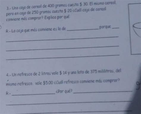 De Cerca De 400 Grames Cuesta 30 El Mismo Cereal Pereen 250 Grammos