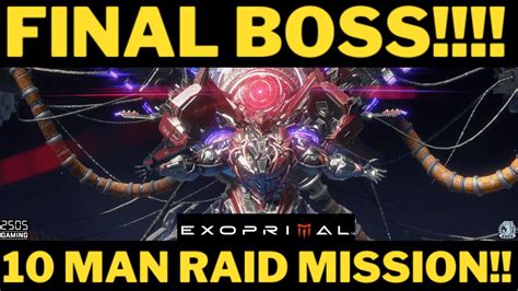 Final Boss Fight Exoprimal Player Battle Exoprimal