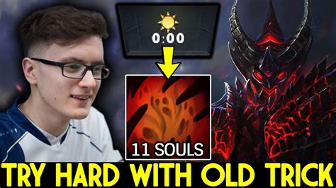 MIRACLE Shadow Fiend Try Hard Old Trick With 11 Soul Before 0 00 Dota