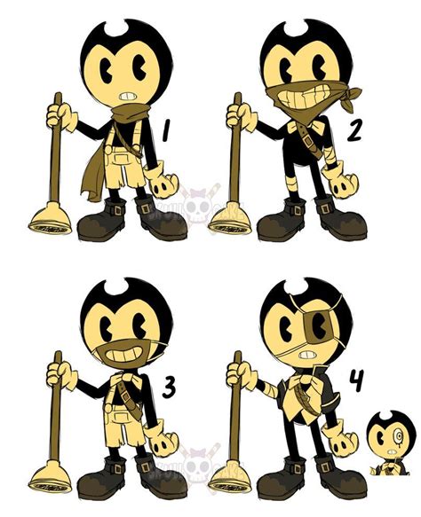 BATIM Real Bendy S Design Test By SkullxCake Bendy And The Ink