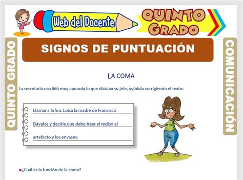 Ficha De Los Signos De Puntuaci N Para Quinto Primaria Hot Sex Picture