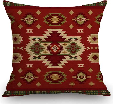 Amazon Swono Pillow Case Geometric Pattern Pillow Case Southwest