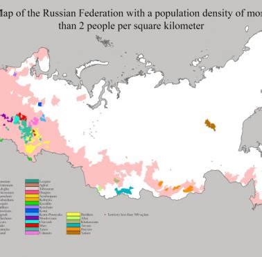 Mapa Etniczna Rosji Spis Powszechny Z