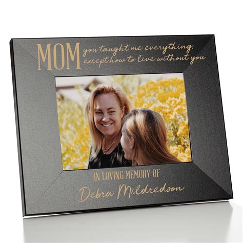 Mom Memorial Picture Frame Mom Tribute Picture Frame Loss Etsy