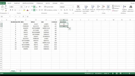 Series Y Secuencias En Excel Youtube