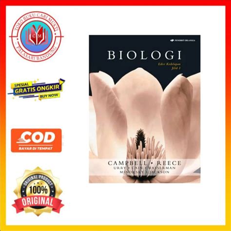 Jual Erlangga Buku Biologi Campbell Jilid 1 2 3 Edisi 8 Buku Original