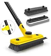 JEHONN Bathroom Cleaning Brush Scrubbing Brush With Telescopic Handle