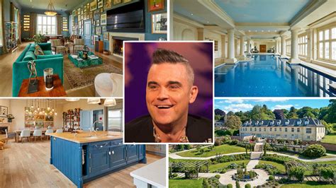 Inside Robbie Williams £675million Mansion As He Puts It Up For Sale