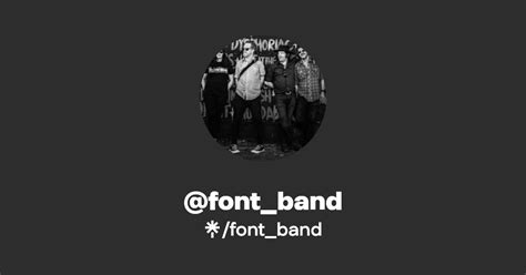 font_band | Instagram, Facebook | Linktree