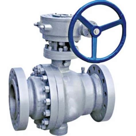 Gear Operated Flanged End Lined Ball Valve At Piece Ball Valve