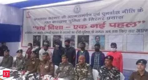 Naxalites 6 Surrendered Naxalites Prepare For Class 10 Exam In Chhattisgarh The Economic Times