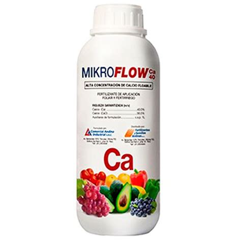 Mikroflow Ca40 1l Calcio Fertilizante Foliar Caisac