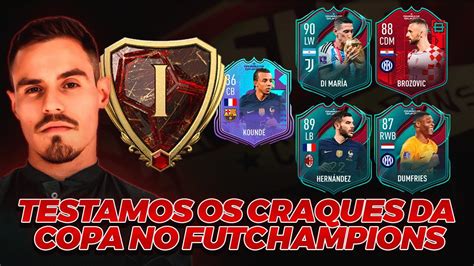 Fifa Fut Champions On Fire Testamos Os Craques Da Copa Youtube