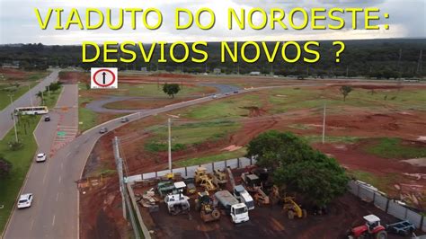 Viaduto Do Noroeste Drone Filma Obras Desvios Para Mais Obras