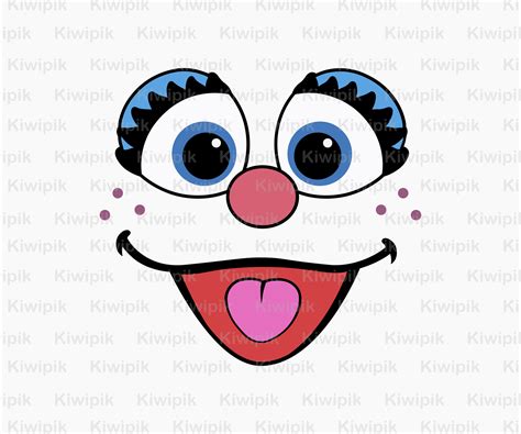 Sesame Street Abby Cadabby Faces Svg Sesame Street Svg Abby Etsy