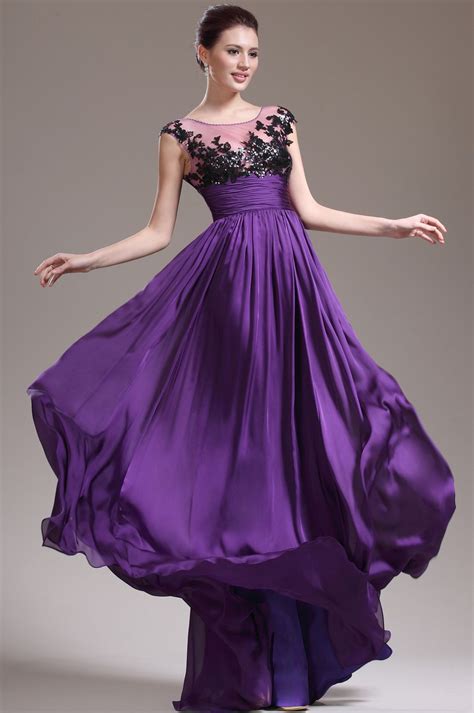 New Stunning Purple Evening Dress Prom Gown 02132306 Edressit Платья Шелковое платье