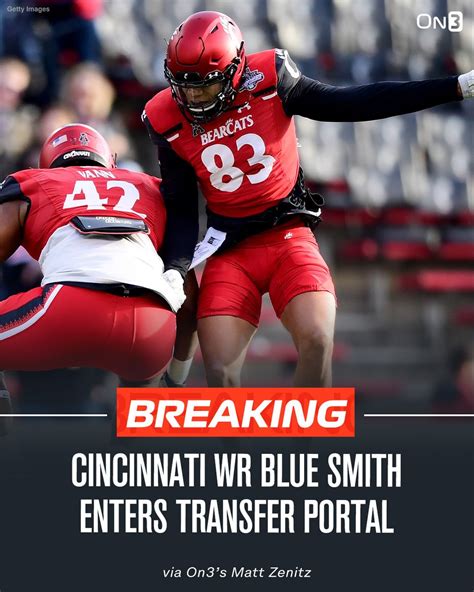 Dj🥶 On Twitter Rt On3sports 🚨breaking🚨 Cincinnati Wr Blue Smith Has