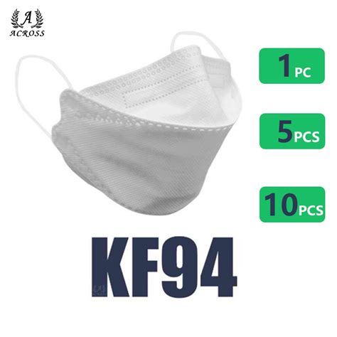 Across Mask KF94 Face Mask 3 Layer Non Woven Protection Filter 3D Anti