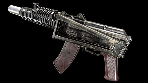 ArtStation - AKS-74U with Tactical Handguards