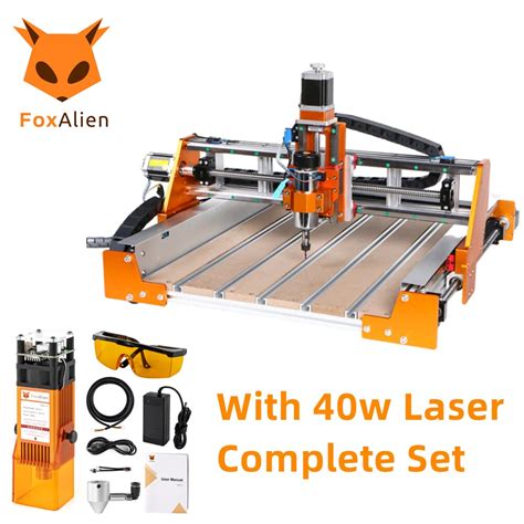 FoxAlien Vasto CNC Router With Laser Engraver Module 40w Laser 400w