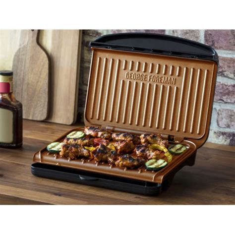 Kifutott George Foreman Fit Grill Copper Medium H Ztart Si