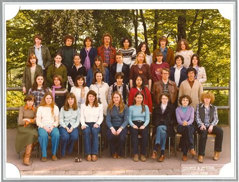 Photo De Classe 1ère B V De 1977 Lycée Jean Baptiste Corot Le