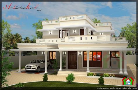 Stunning 4 Bedroom Kerala Home Design With Pooja Room Free Plan And Elevation Kerala Home Planners