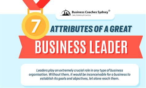 Attributes Of A Great Business Leader Infographic Zippia For