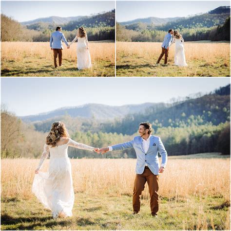 Springtime Cataloochee Valley Elopement Asheville Elopement