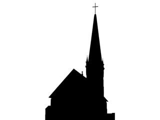 Church Steeple Silhouette at GetDrawings | Free download