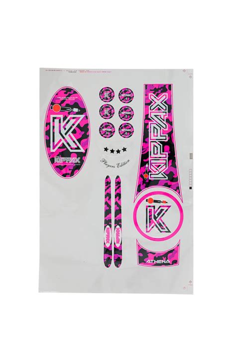 Cricket Bat Stickers – Pink camouflage – Kippax Cricket Bats.