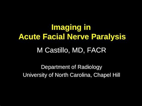 (PPT) Facial Nerve Paralysis Presentation - DOKUMEN.TIPS