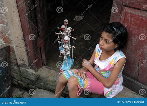 Slum Girl Portrait Editorial Image 79946348