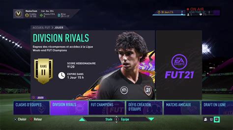 LIVE FIFA 21 Ultimate Team Division Rivals Clash Équipe march