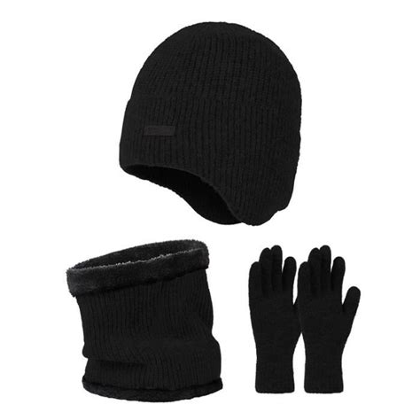 Mnf En Bonnet Cache Cou Et Gants Homme Femme Ensemble Chauds D