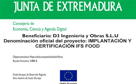 Implantación y certificación IFS Food La Vendita Productos de aloe vera