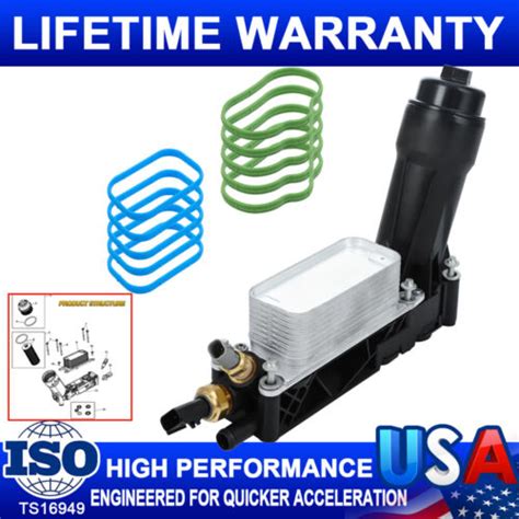 Motors Engine Oil Cooler Filter Assembly For Dodge Caravan