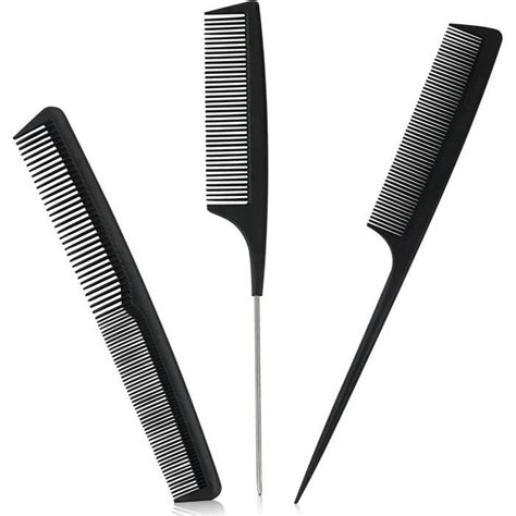 Peigne 3 Pcs Peigne Cheveux Peigne Fin Cheveux Peigne A Queue