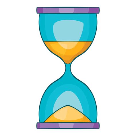 Hourglass Icon Cartoon Style Vector Art At Vecteezy