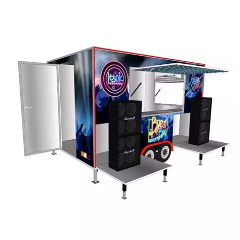 Tune Mobile Dance Floor Band Tricks Out Trailer Mobile Dj Booth Truck