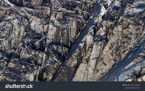 Variety Geological Strata Background Stone Texture Stock Photo ...